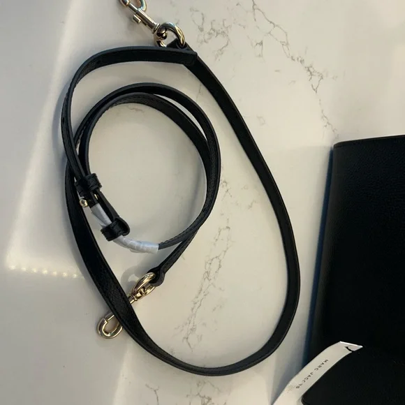 Marc Jacobs Black Mini Bag with Gold Accents - Picture 6 of 9